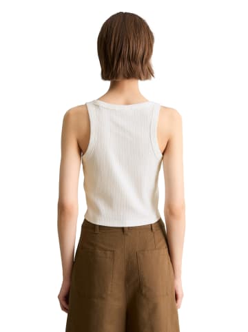 Marc O'Polo DENIM Ripp-Top slim cropped in Silky White