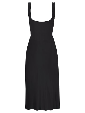 LASCANA Midikleid in schwarz