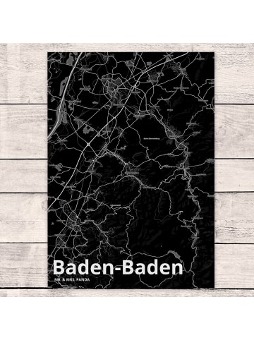 Mr. & Mrs. Panda Wanddeko Baden-Baden mit Spruch in Keine Angabe