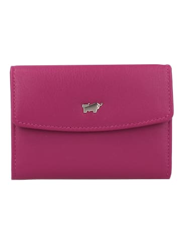 Braun Büffel Joy Geldbörse RFID Schutz Leder 10.5 cm in purple plum