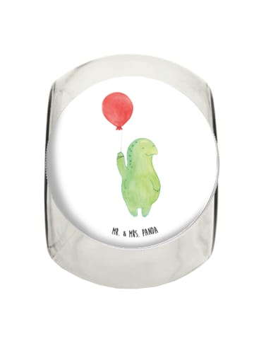 Mr. & Mrs. Panda Bonbonglas Schildkröte Luftballon ohne Spruch in Weiß