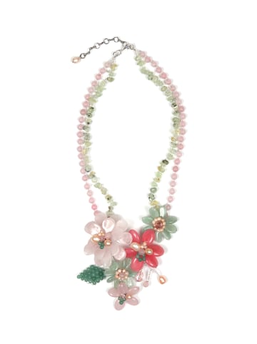 Allgäu Rebell Halskette Dirndl " Natalie " in rosa