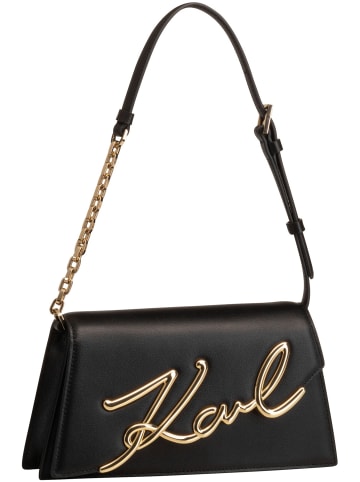 Karl Lagerfeld Abendtasche K/Signature 2.0 Shoulderbag in Black/Gold