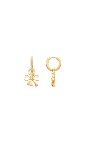 Luxenter Ohrringe Flor mit 18 Karat Gelbgold-FLOR