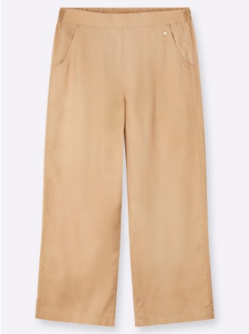 sheego Hose lang in camel