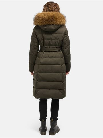 Tazzio Wintermantel "F806" - mit Kapuze - in Khaki