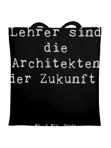 Mr. & Mrs. Panda Schultasche Spruch Lehrer Zukunftsarchitekten m... in Schwarz