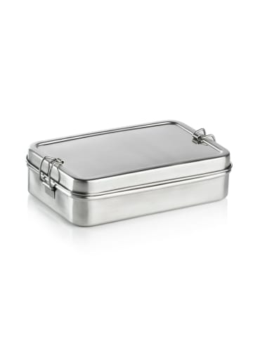 Gourmetmaxx Lunchbox Klick-it 2-tlg. - 18 x 11 x 5cm - Edelstahl