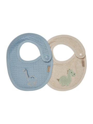 Sterntaler Lätzchen 2er-Pack DINO Rexi in helles blau