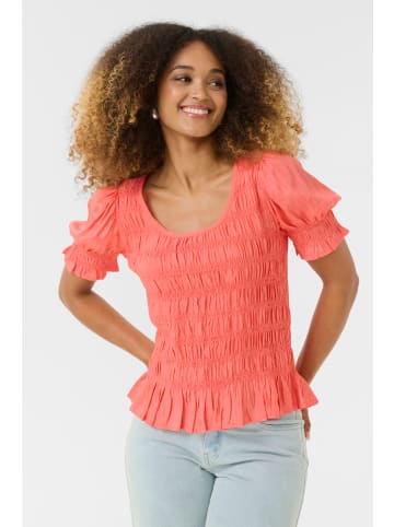 Cream Kurzarm-Bluse CRHenva Easy fit in Porcelain Rose