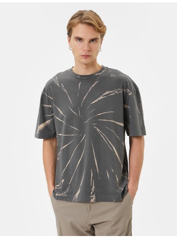 KOTON T-shirt in Beige Gemustert