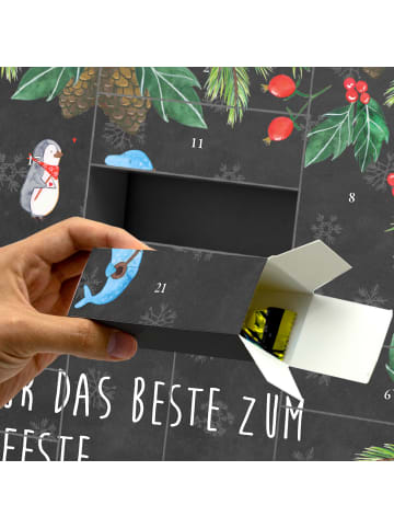 Mr. & Mrs. Panda Befüllbarer Adventskalender Big Einheit mit Spruch in Kreidetafel