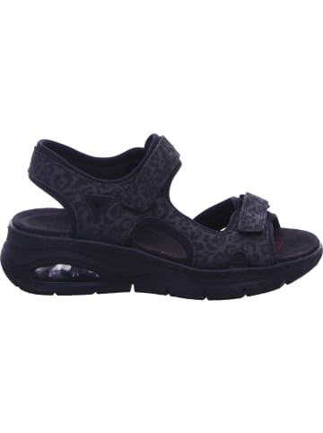 rieker Keilsandalette in schwarz