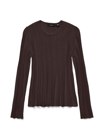 Vero Moda Strickpullover in Chocolate Torte