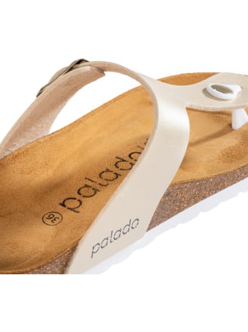 Palado Zehentrenner Kos Metallic in Cream