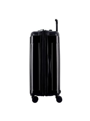 Jump Glossy 4 Rollen Trolley 67 cm mit Dehnfalte in noir