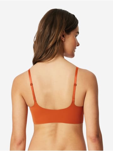 Schiesser Bustier Invisible Soft in terracotta