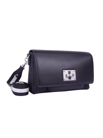 JOOP! Schultertasche 'Carino Muna in Schwarz 27,50 x 17,50 x 6,00 cm'