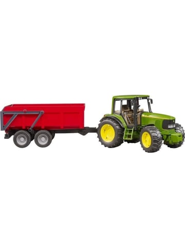 bruder bruder 02057 John Deere 6920 + Wannenkippanhänger (rot) in Rot ab 3 Jahre