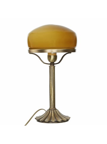 Licht-Erlebnisse Tischlampe (B)21.5 x (L)21.5 x (H)40.5 cm in Bronze hell glänzend Orange