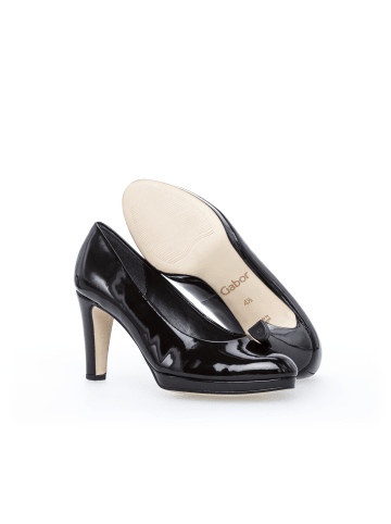 Gabor Fashion Plateau Pumps in schwarz