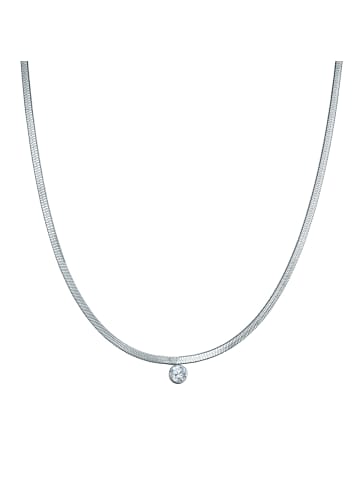 Eastside NY Halskette Edelstahl Zirkonia in silber