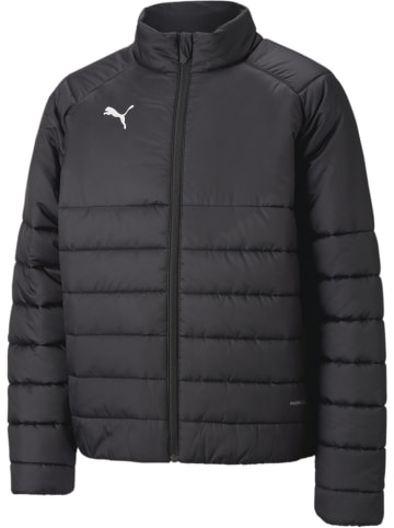 Puma Winterjacke "TeamLIGA Padded Jacket Zip" in Schwarz