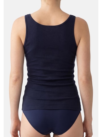Conta Unterhemd / Top Modal in Weiß / blau