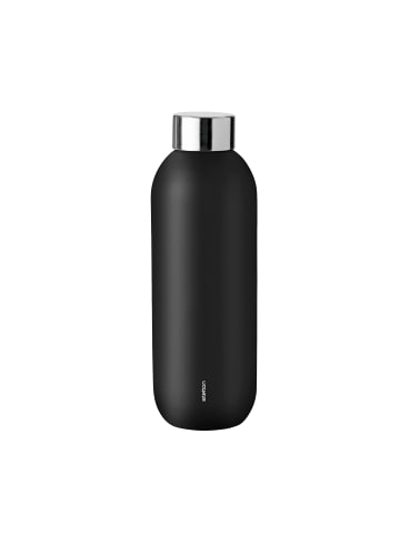 Stelton Trinkflasche Keep Cool in Black (Schwarz)