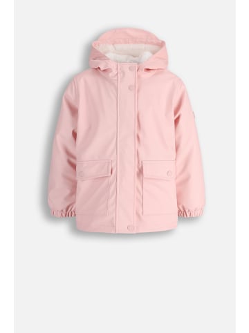 Coccodrillo Gummierte Regenjacke in gedämpftes Rosa