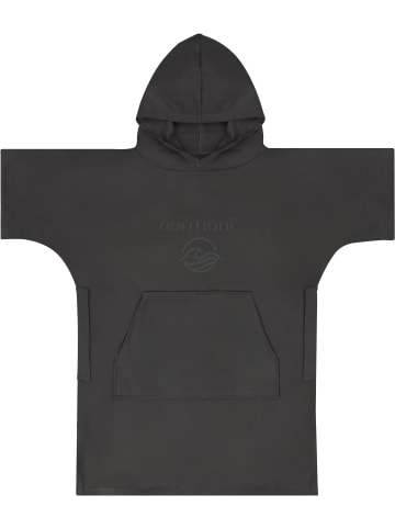 normani Kinder Mikrofaser Badeponcho Luquillo in Schwarz