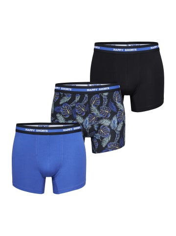 Happy Shorts Retro Pants Motive in Hawaii black-blue