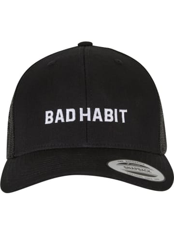 Mister Tee Cap "Bad Habit Retro Trucker" in Schwarz