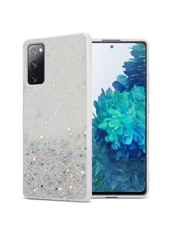 cadorabo Hülle für Samsung Galaxy S20 FE Glitter in Transparent mit Glitter