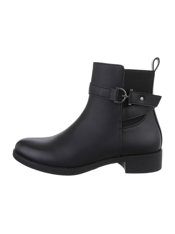 Ital-Design Stiefelette in Schwarz