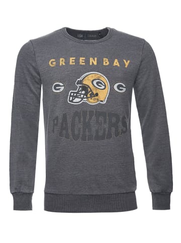 Recovered Sweatshirt Green Bay Packers in Grau