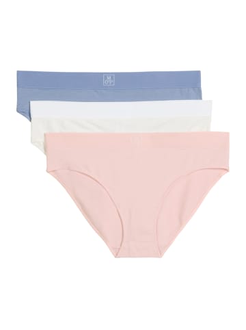 Marc O'Polo Slip Essentials in country blue/white cotton/rose