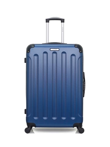 BlueStar Großer Hartschalenkoffer MADRID in Dunkelbau (95L)