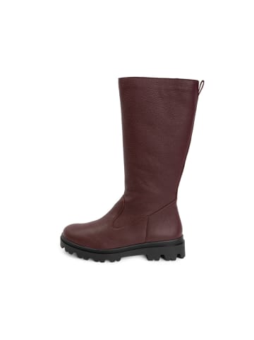VITAFORM Hirschleder Stiefel in aubergine