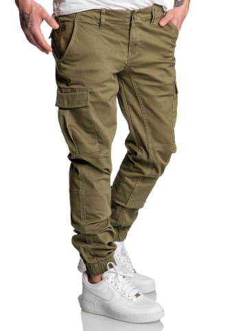 Amaci&Sons Cargo Jogger-Chino RIALTO in Olive