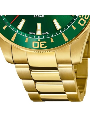 Jaguar Analog-Armbanduhr Jaguar Executive gold groß (ca. 43mm)
