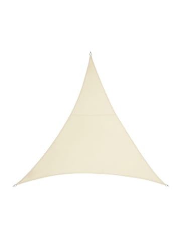 relaxdays Sonnensegel in Beige - 3 x 3 x 3 m