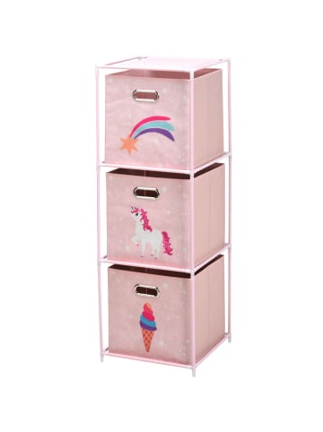 Storage Solutions Regal in rosa