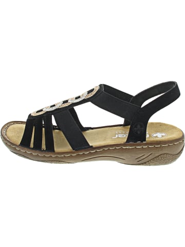 rieker Sandalette Schwarz