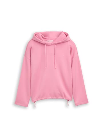 TOM TAILOR Denim Lockeres Scuba Hoodie Sweatshirt in Soft Blush Rose