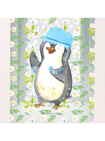 Mr. & Mrs. Panda Kerzenlaterne Pinguin Duschen ohne Spruch in Transparent