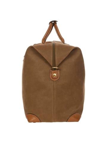 BRIC`s Life Weekender - Reisetasche 78 cm (olive) in camel