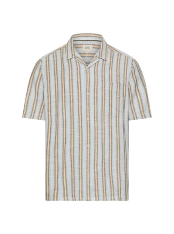 Camel Active Baumwollhemd mit Brusttasche in Wasserblau