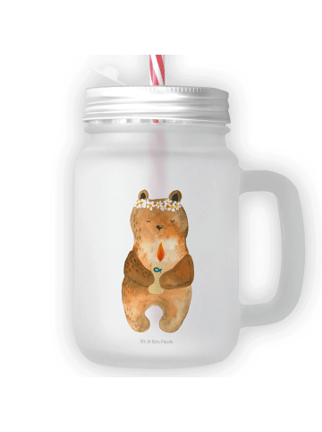 Mr. & Mrs. Panda Glas Bär Kommunion ohne Spruch in Transparent
