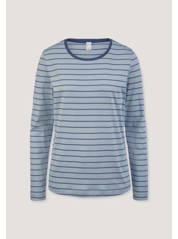 Hessnatur Schlafshirt in helles jeansblau